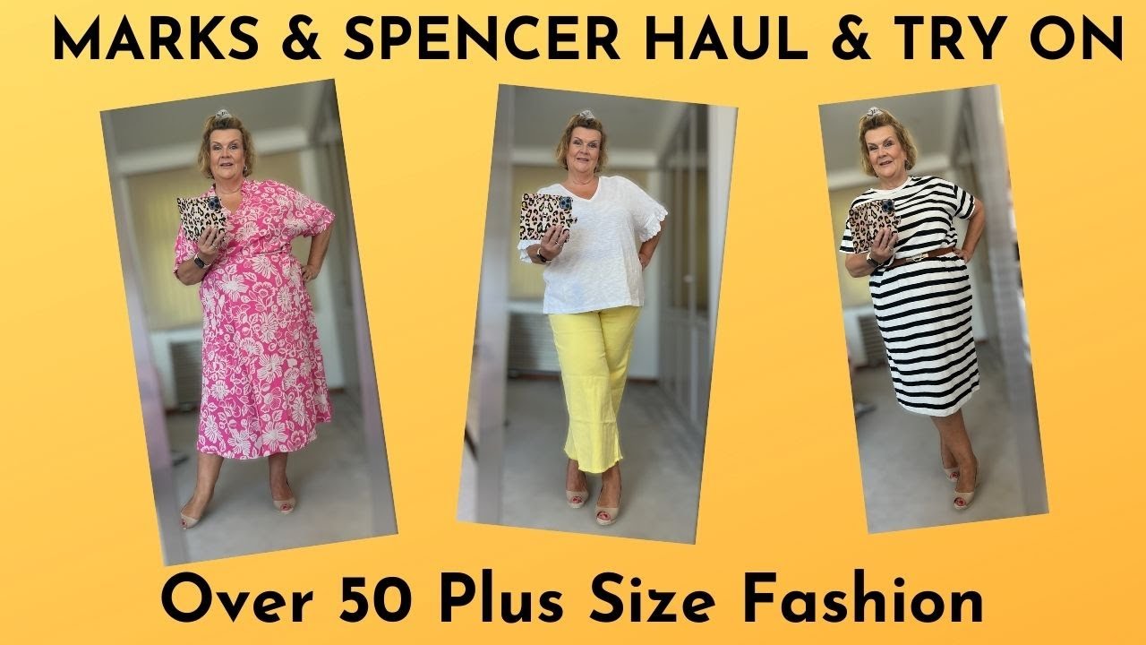 Marks & Spencer 'New In' Haul & Try On - Over 50 Plus Size Fashion - June 2022