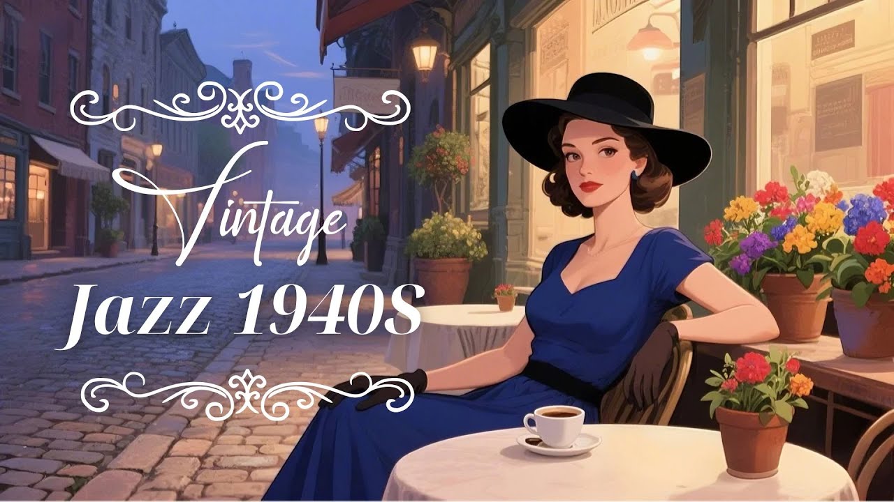 Vintage Paris Jazz 🌙 Where Old Jazz and Romance Meet in 1940s Paris