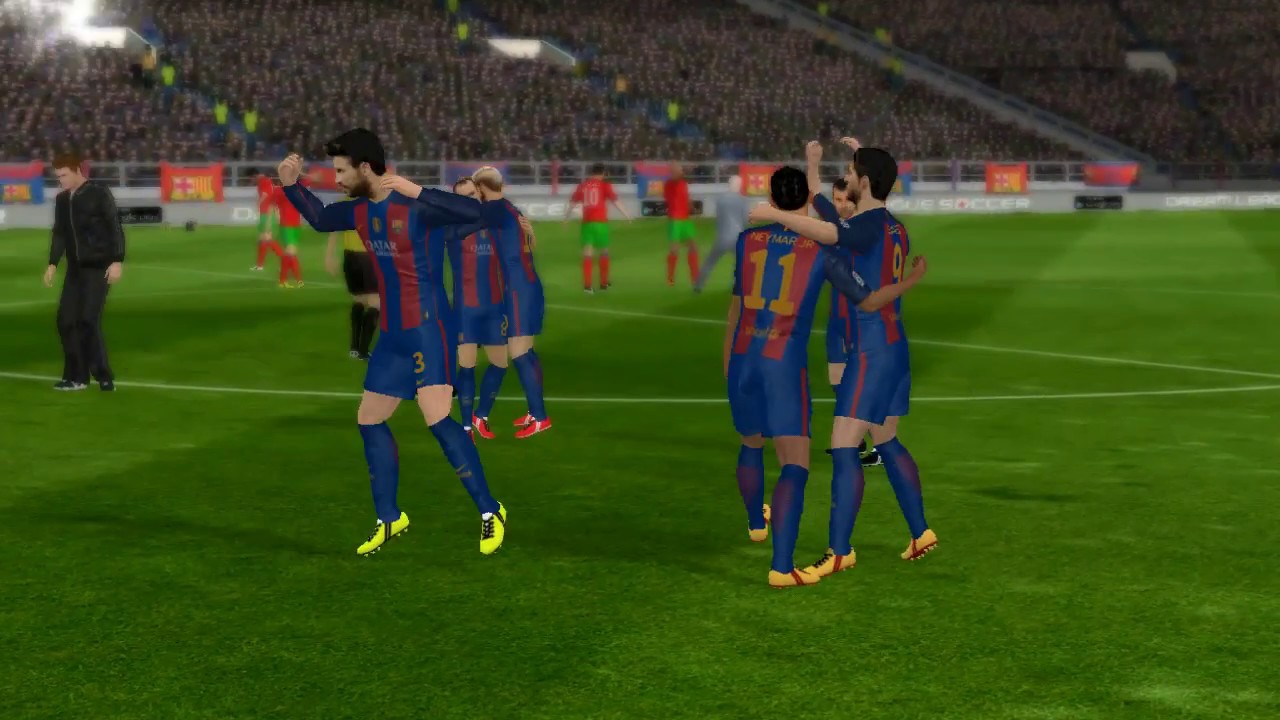 DLS 16 game play | Barcelona 4 -0 SE allstar | All-star cup final