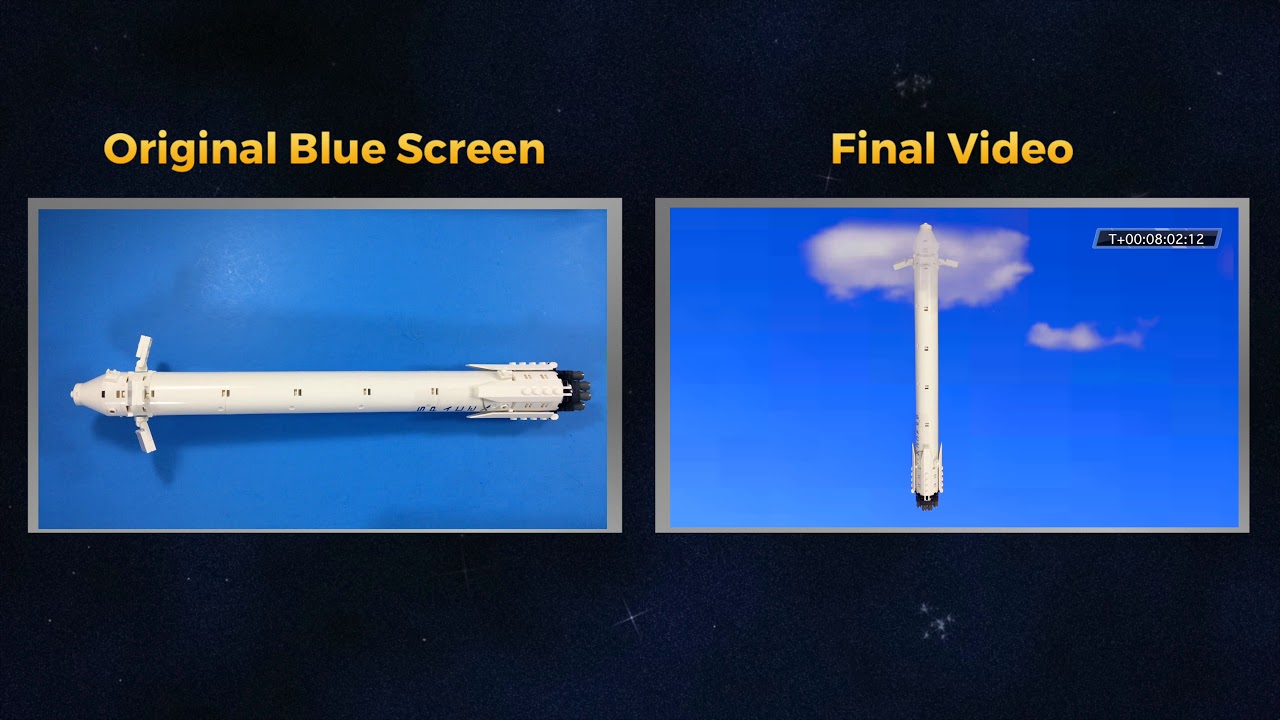 Falcon Heavy: Before and After Editing