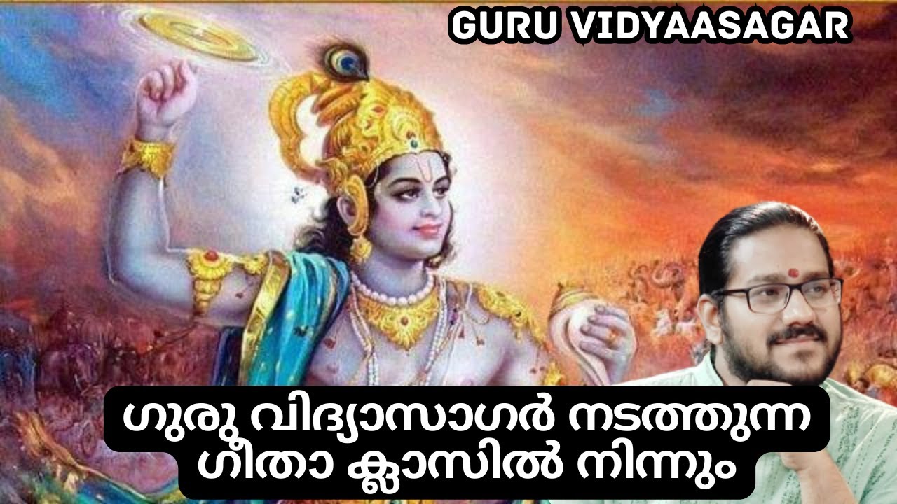 ഗുരു വിദ്യാസാഗർ നടത്തുന്ന ഗീതാ ക്ലാസിൽ നിന്നും #vidyasagargurumoorthi #gita #satsang