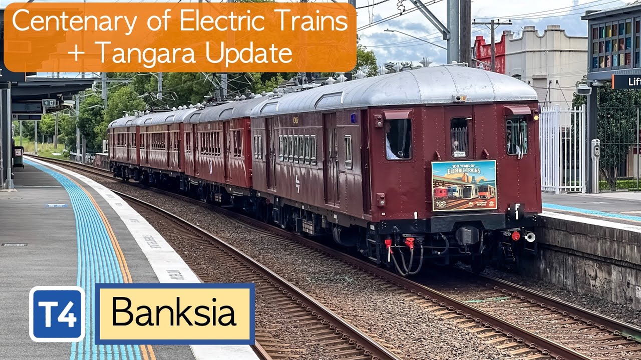 Transport for Sydney Vlog 1100: Banksia Part 5 - Centenary of Electric Trains + Tangara Update