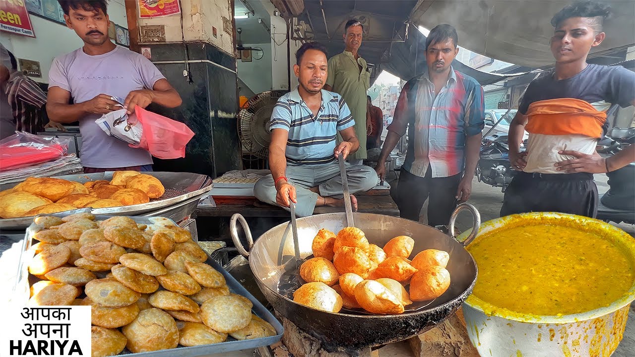 30/- Rs Indian Street Food | Punjab ka BEST Desi Nashta | Poori Chole, Paneer ki Jalebi, Tosha Kofta