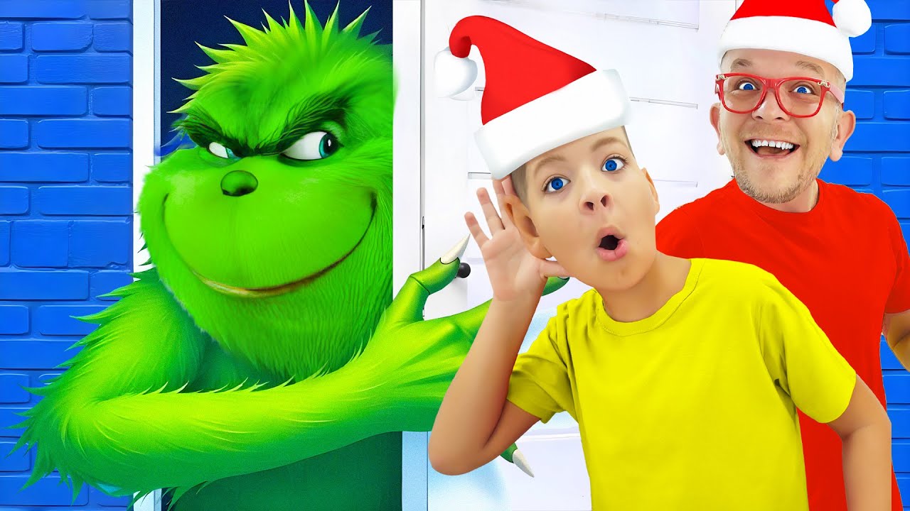 Grinch vs Kids Home Alone  Christmas Songs for Kids + more Kids Songs & Videos with Max