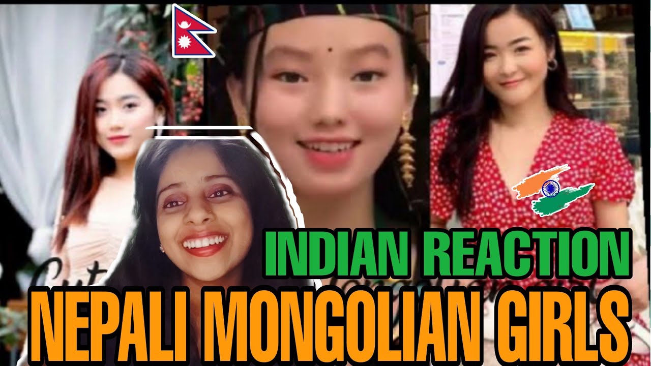 INDIAN REACTION ON NEPALI MONGOLIAN GIRLS | REACTIONS WORLD