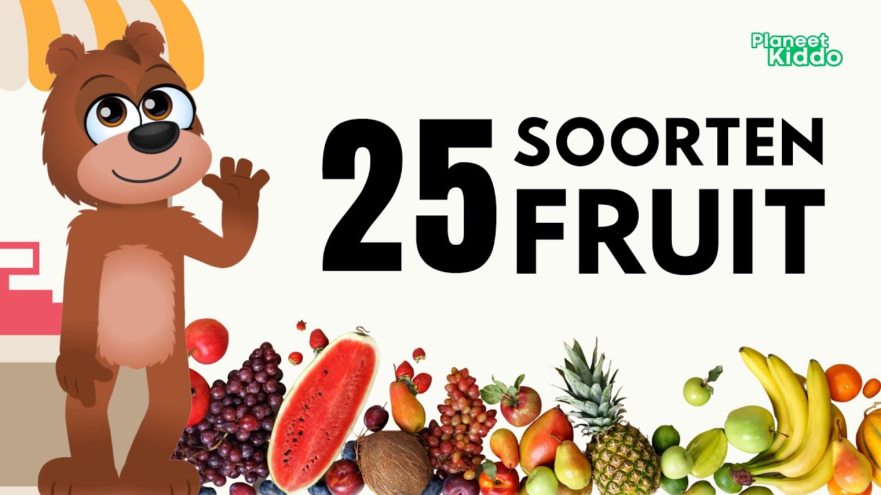 🍓 Fruit Leren In Het Nederlands | Voor Peuters En Kleuters  | Learn Fruits in Dutch