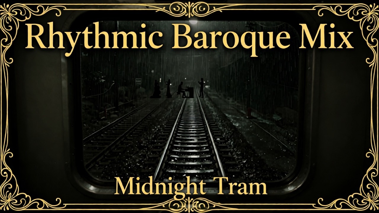 1 Hour Midnight Tram to the Capital | Rhythmic Baroque Mix