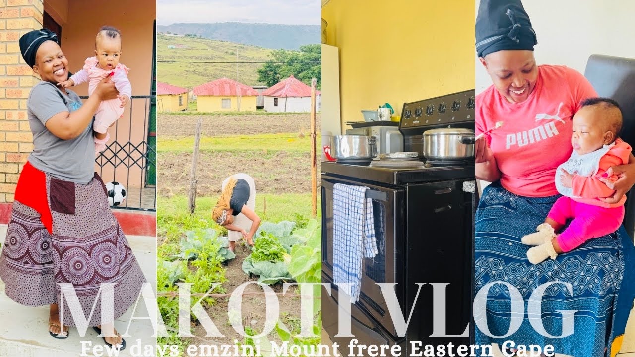 MAKOTI VLOG: Few days Emzini |In-Laws |Makoti duties |Cleaning |MountFrere Eastern Cape |SA Youtuber