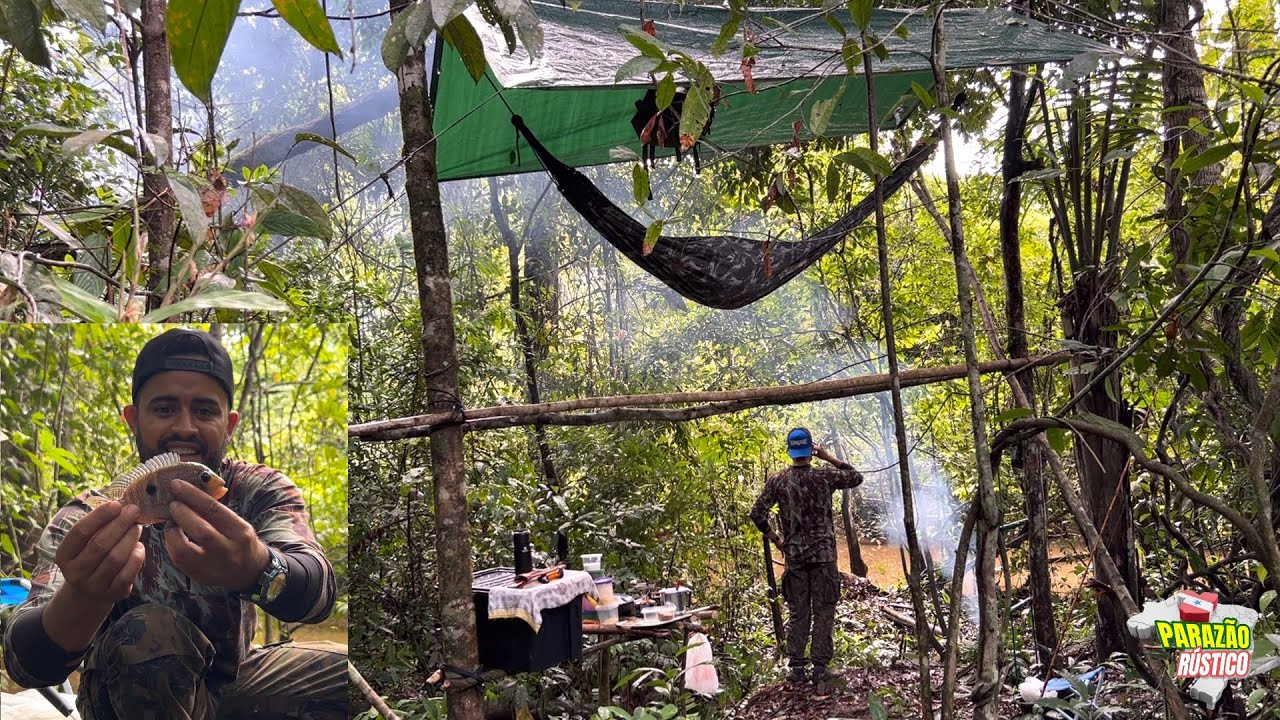 DORMIDA A 3 METROS DE ALTURA, AMAZÔNIA E SEUS DESAFIOS…PESCARIA COM VARA DE BAMBU TOP