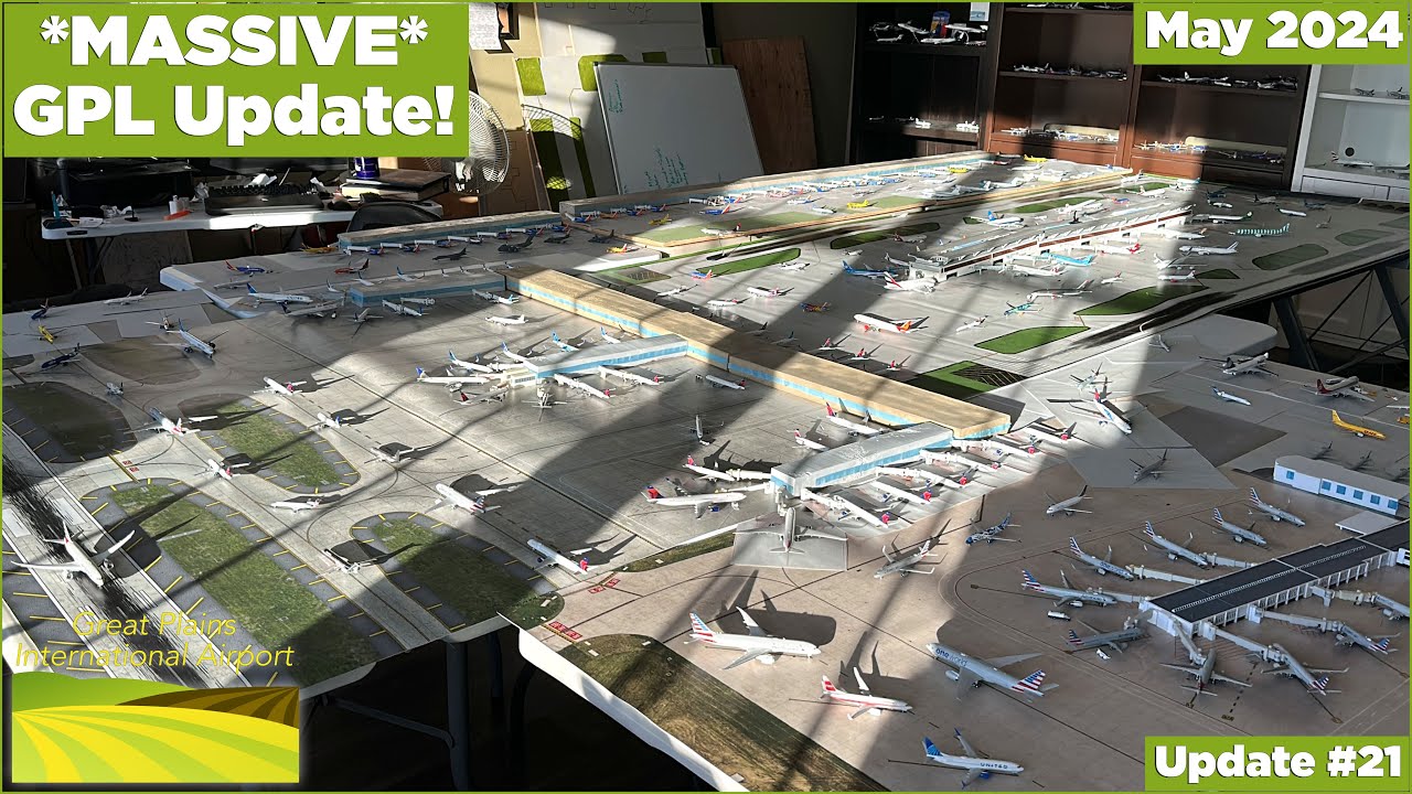 *MASSIVE* GeminiJets Great Plains International Airport update - May 2024