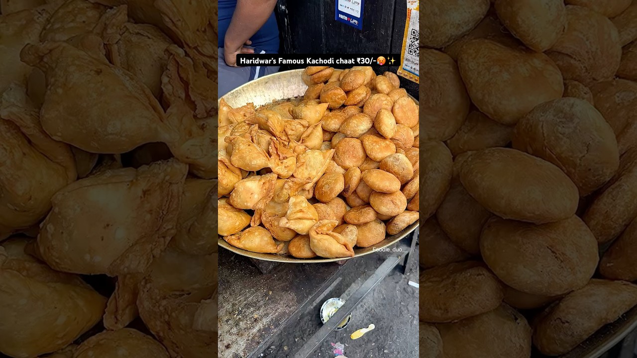 HARIDWAR KACHODI CHAAT₹30/-🥵✨| #samosa #kachodi #food #edit