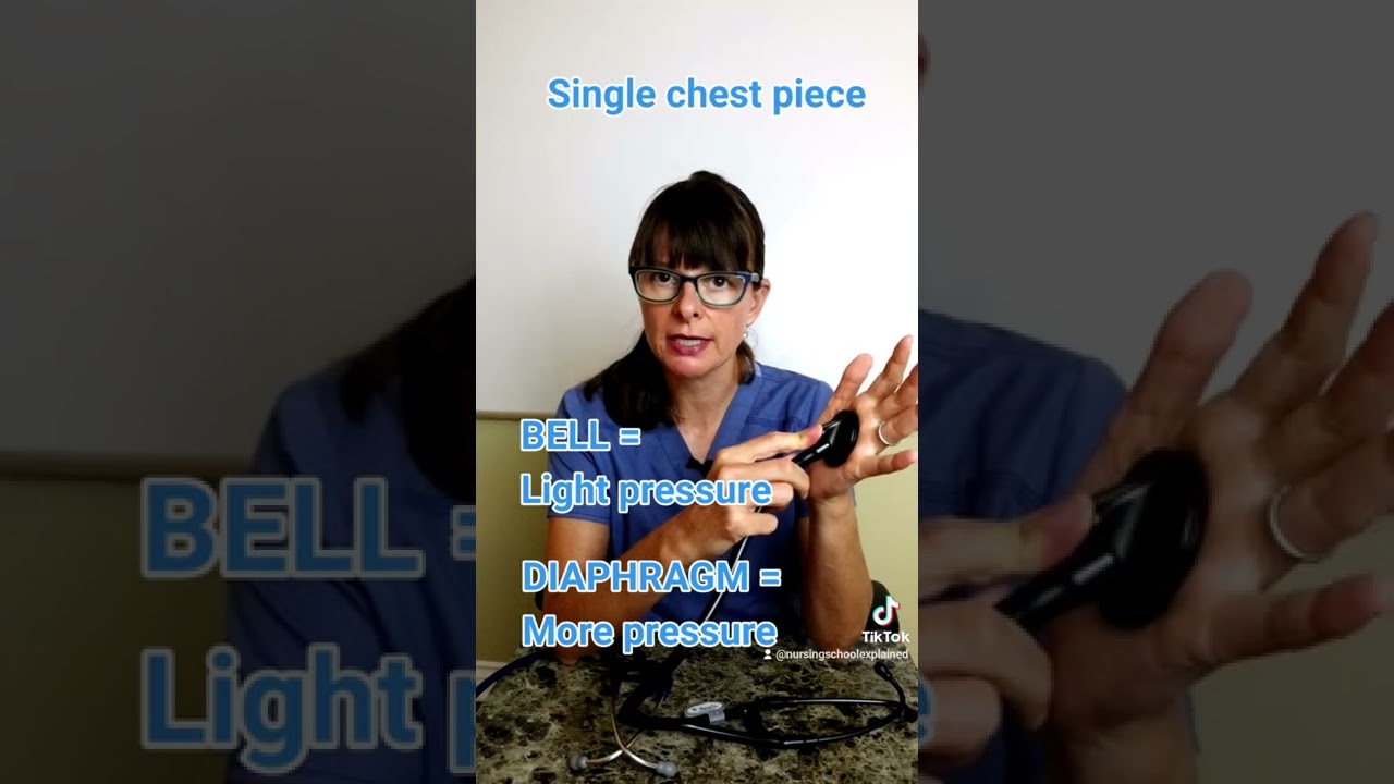 How to use your Stethoscope: Bell & Diaphragm #shorts
