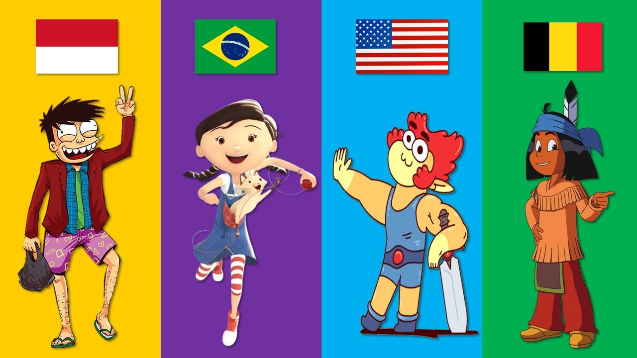 Cartoons From Different Countries | Pt 41