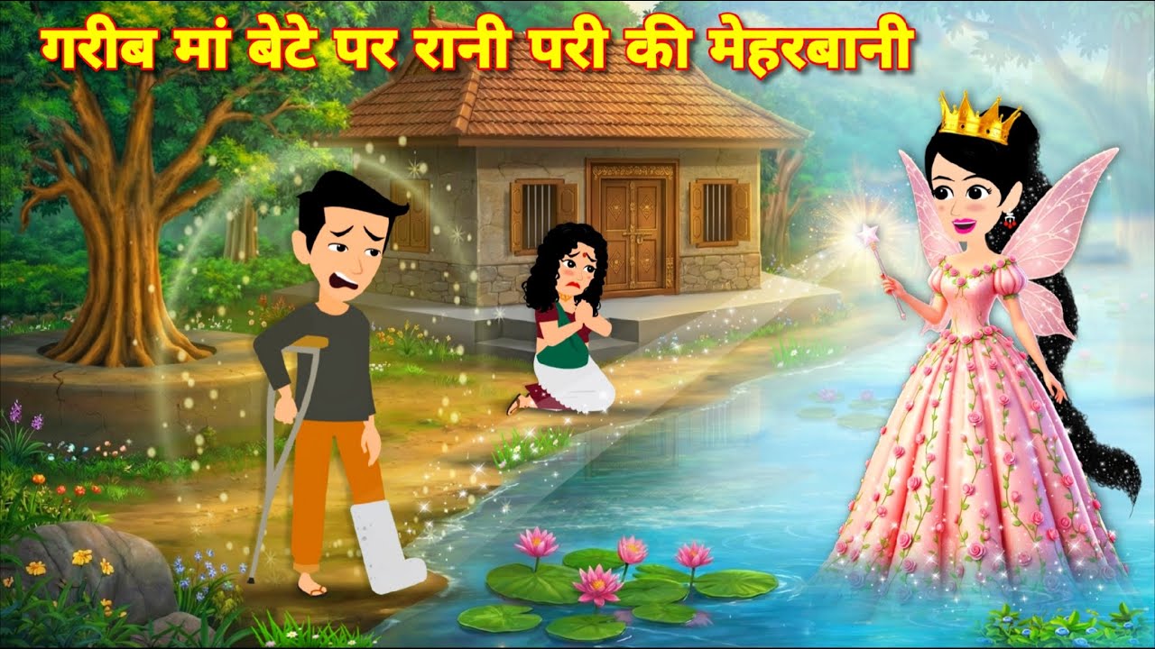 गरीब पर रानी परी की मेहरबानी 😍 | Garib maa ki Kahani | Cartoon Story in Hindi | Hindi Kahaniya