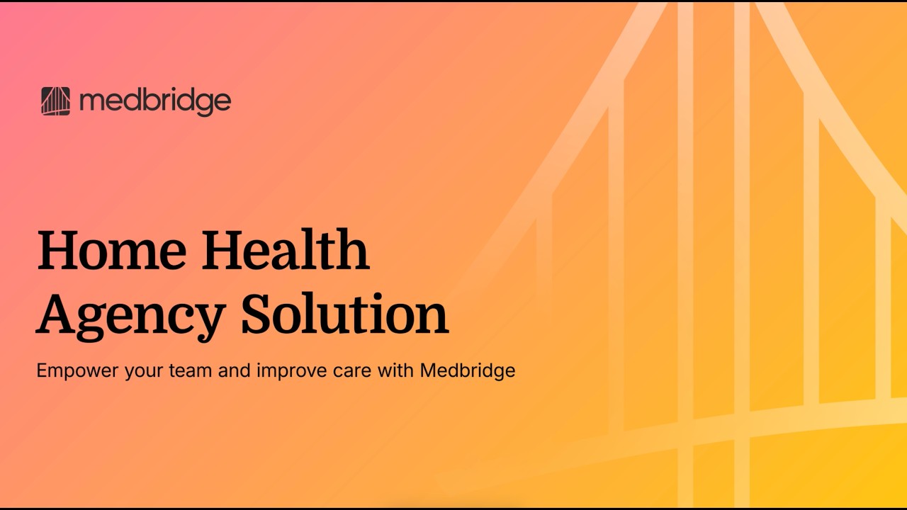 Обзор и демонстрация решения Medbridge Home Health Agency | Расширьте возможности медсестер и улу...