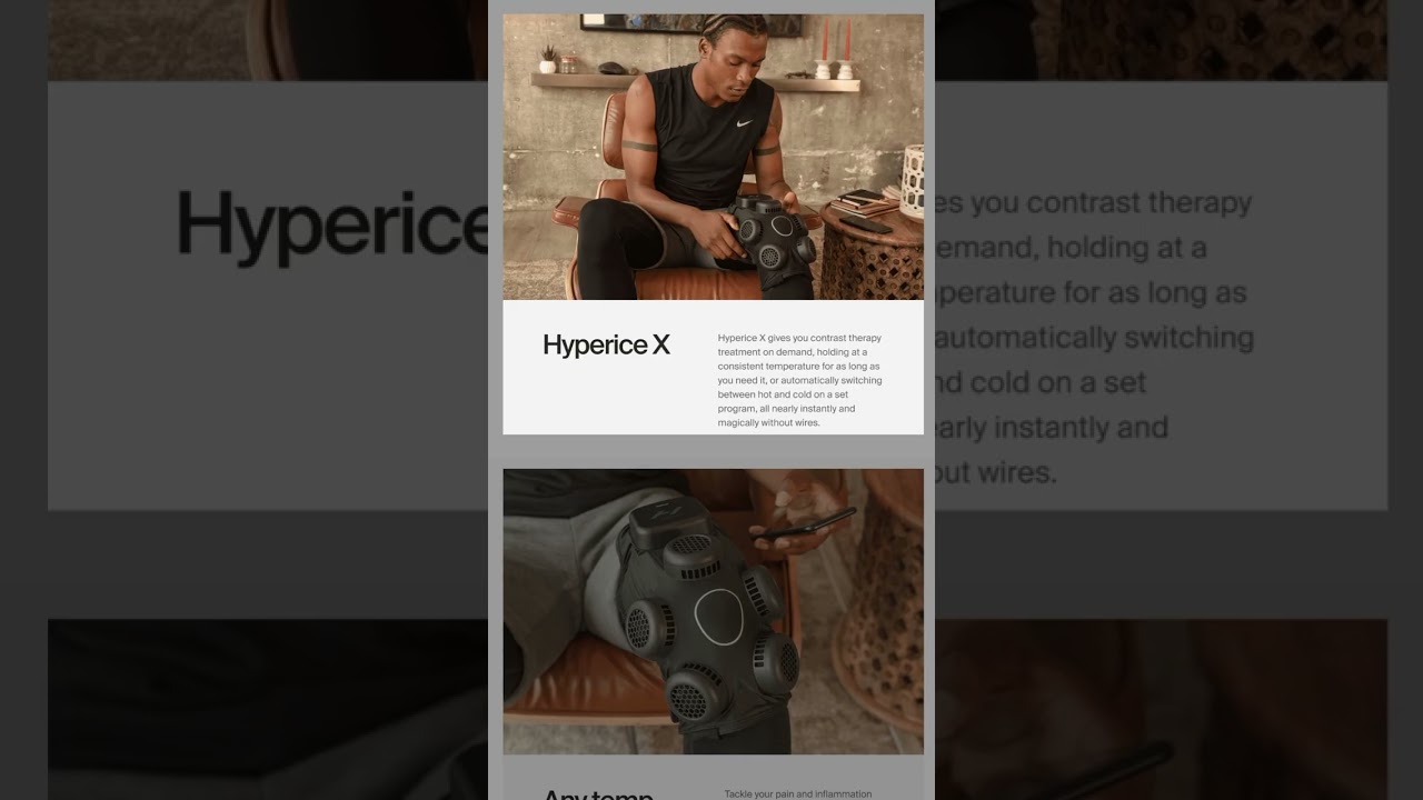Hyperice X Knee Device