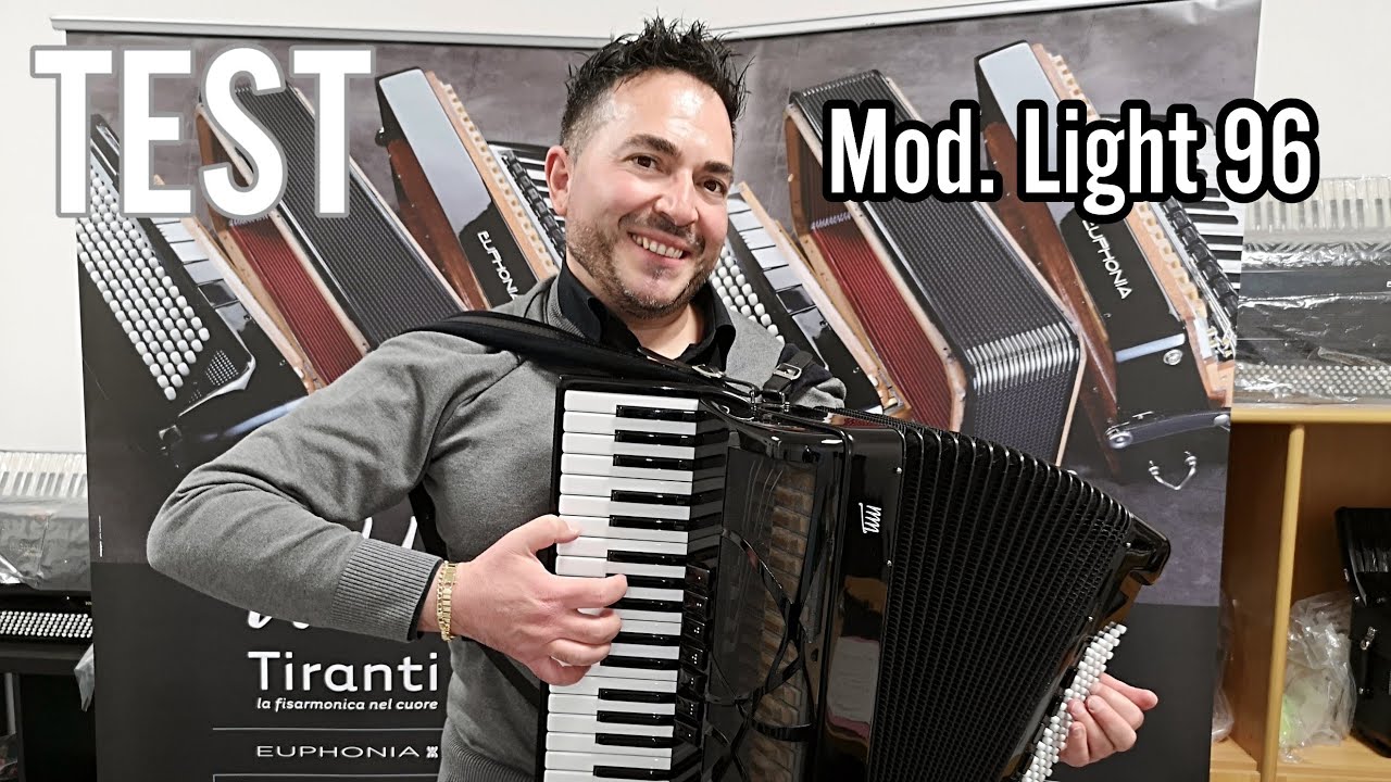 TEST FISARMONICA TIRANTI Mod. LIGHT 96  ''PRIMA SERIE'' 2021| Tiranti Fisarmoniche Castelfidardo