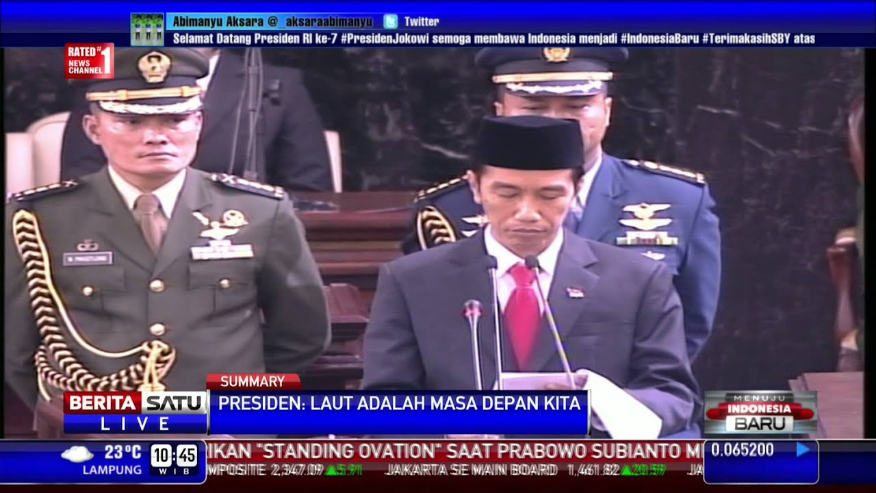 Special Report: Pidato Pertama Presiden Jokowi