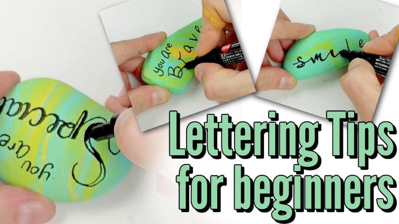 Lettering on Rocks - Tips for Beginners!!