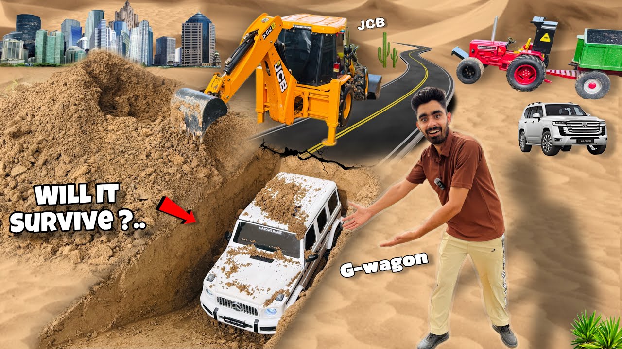 Will Mini G-wagon survive 😱 G-wagon dumped underground for 3 months using JCB -@Aakash946 