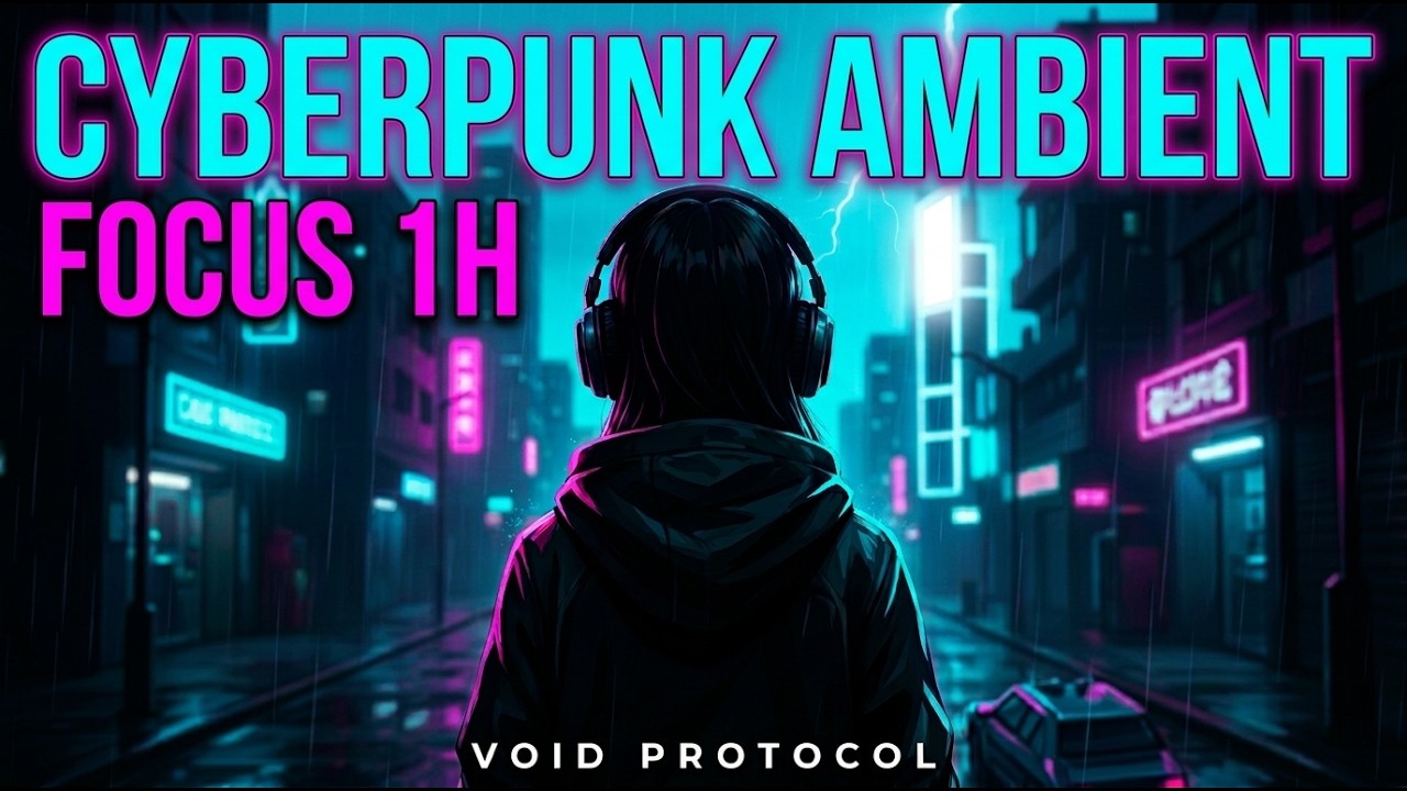 2026 VOID PROTOCOL // DARK CITY &mdash; 1 Hour Cyberpunk Ambient Music for Gaming