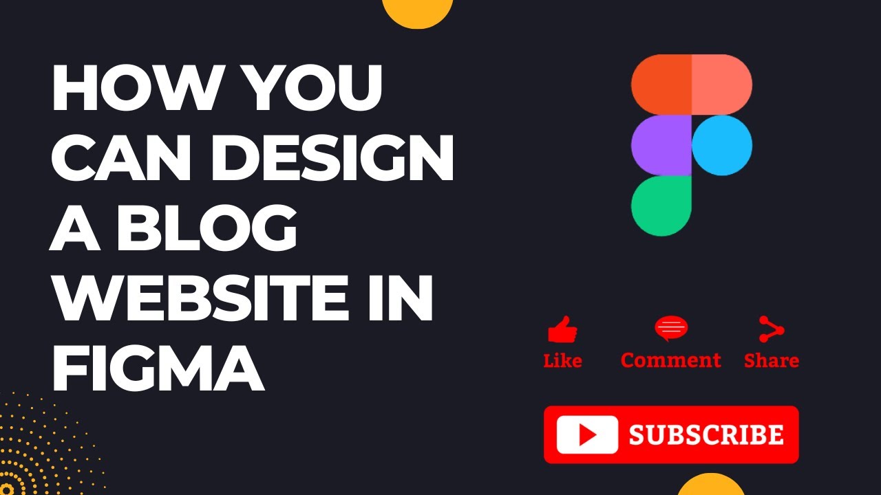 How you can design a Blog website in Figma