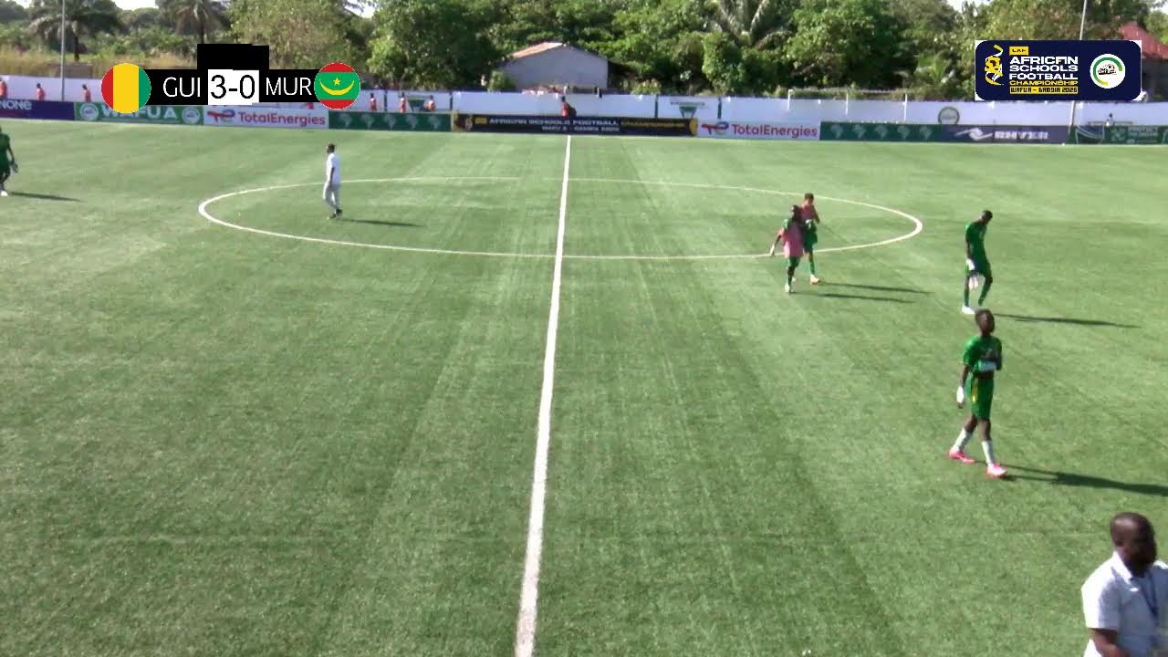 GUINEA VS MAURITANIA CAF AFRICA SCHOOL FOOTBALL CHAMPIONSHIP