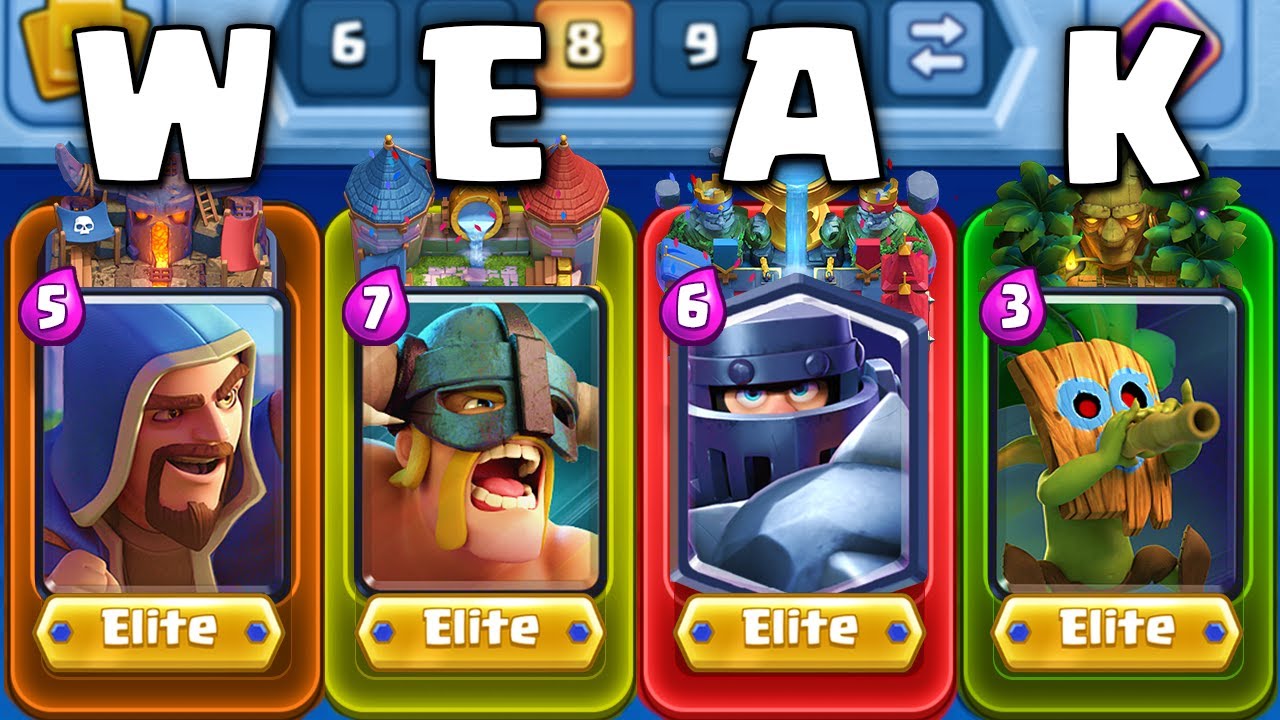Я разыграл худшие карты Clash Royale со ВСЕХ арен... в ОДНОЙ колоде!