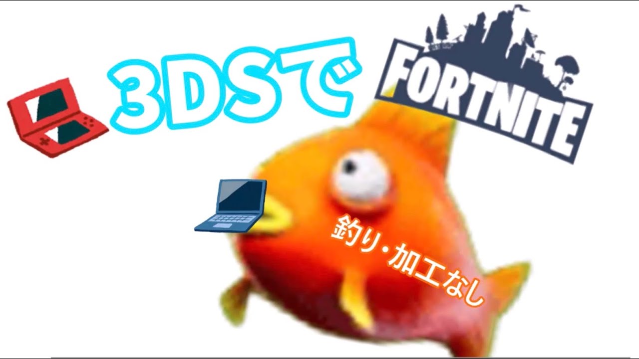 釣り・加工なし！3DSでフォトナする方法！（ゆっくり解説）