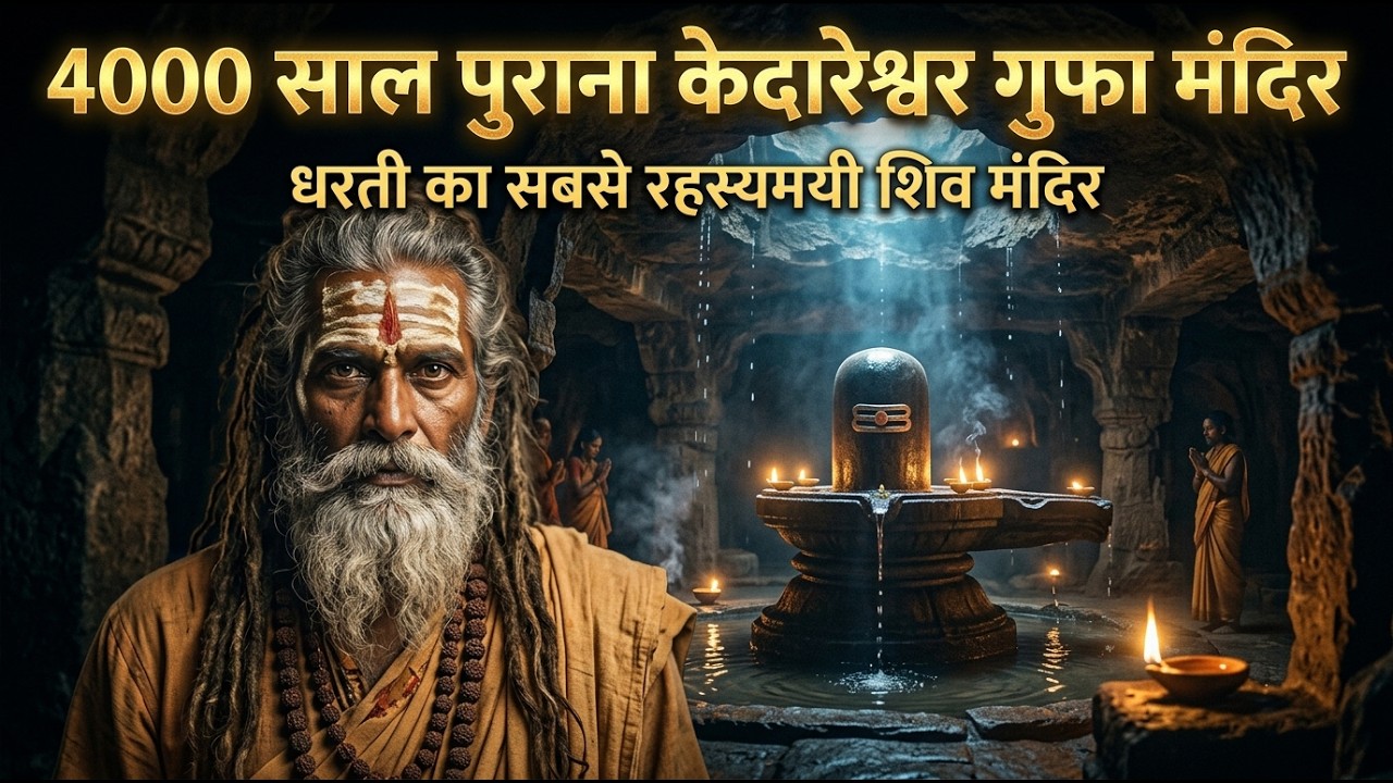 4000 साल पुराना केदारेश्वर गुफा मंदिर | Kartik Story Guy#KartikStoryGuy#KedareshwarGufa#ShivAaj