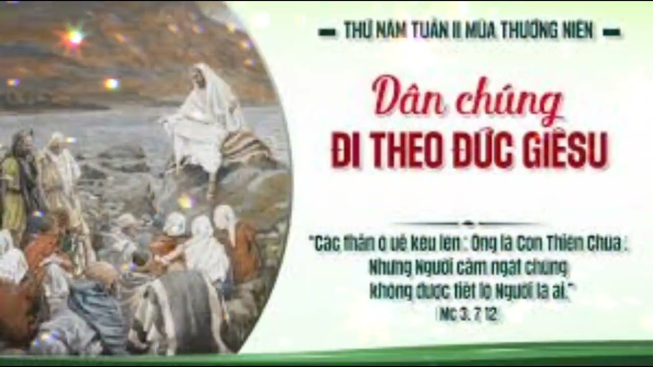 SUY NIỆM LỜI CHÚA HÔM NAY: THỨ NĂM TUẦN II THƯỜNG NIÊN 2026 - NĂM A