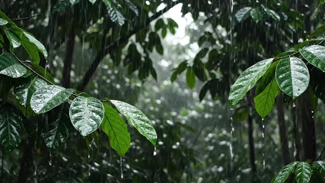 Rain Sounds For Sleeping - Instantly Fall Asleep With Rain And Thunder Sound At Night