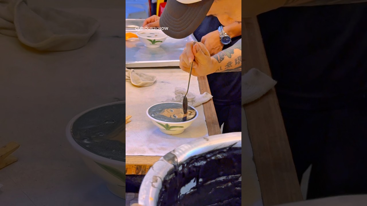 A Dessert That Looks Like Painting ✨ KL Chef&rsquo;s Black Sesame Creation
