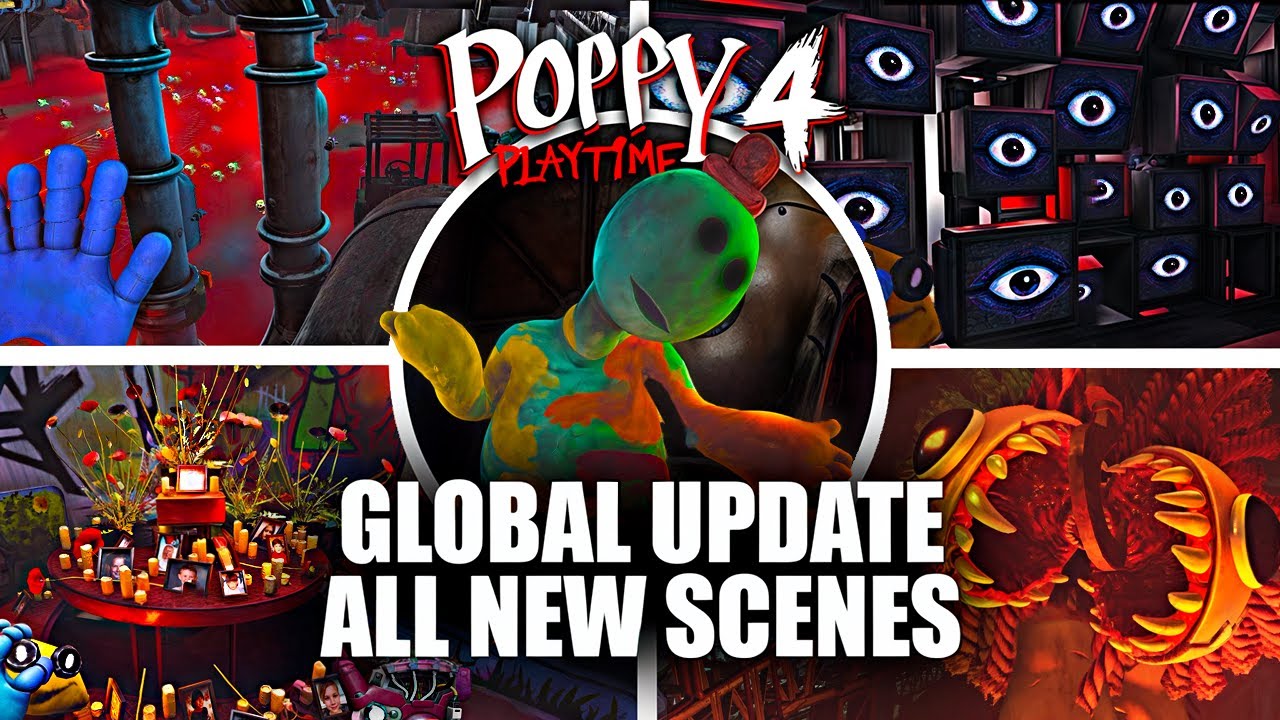 Poppy Playtime: Chapter 4 - Global Update & All New Scenes, Animations, Changes (Showcase)