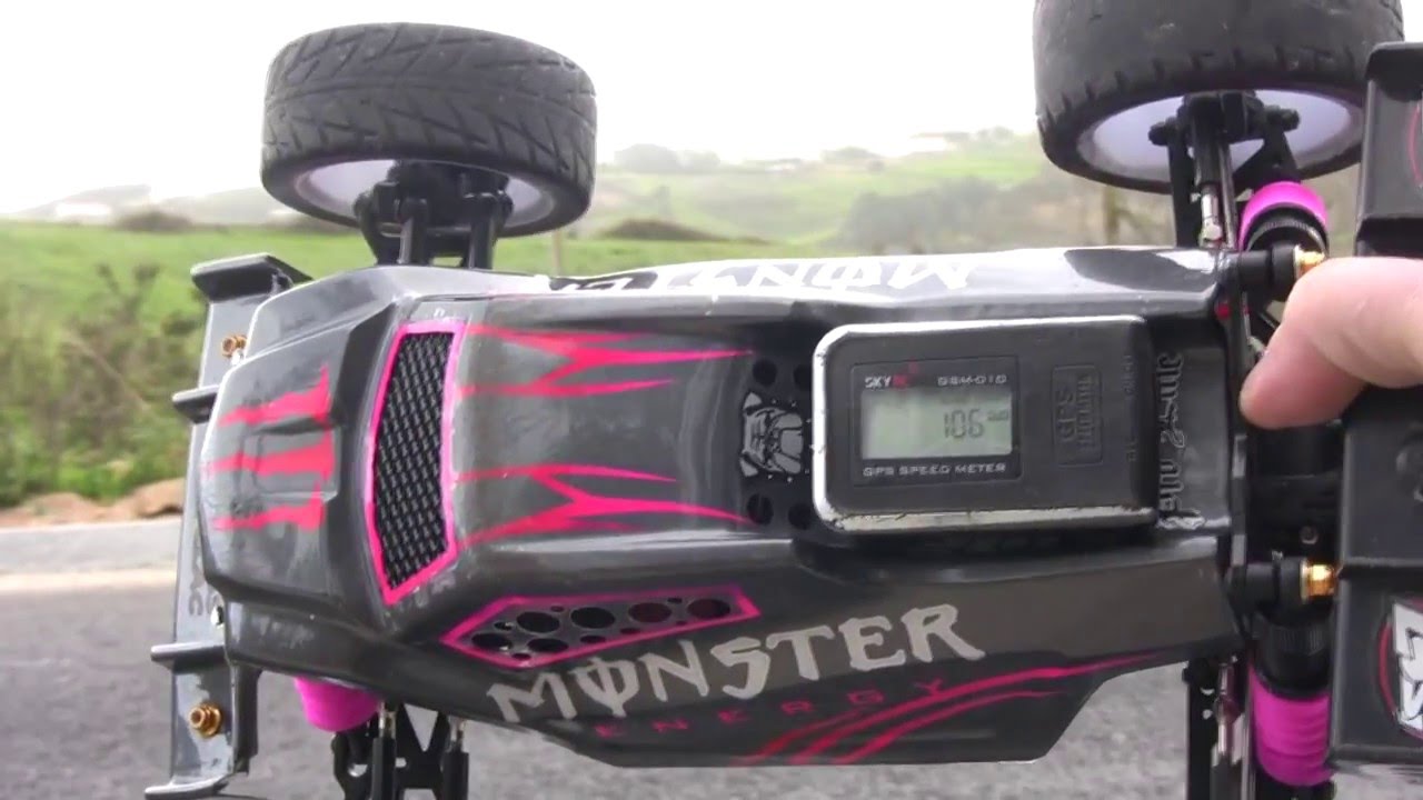 Losi Mini 8ight buggy 4s TP Power 2940 - 106kmh = 66.25mph