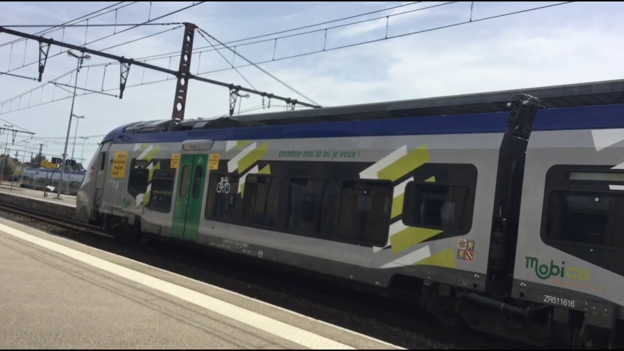 Visite dans un TER Regiolis d’Alstom Bourgogne Franche Compté + départ