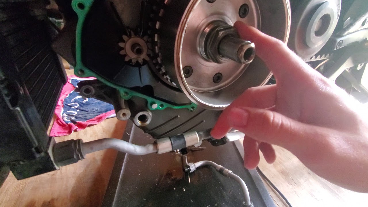 replacing sprag clutch and rotor nut update buell 1125cr