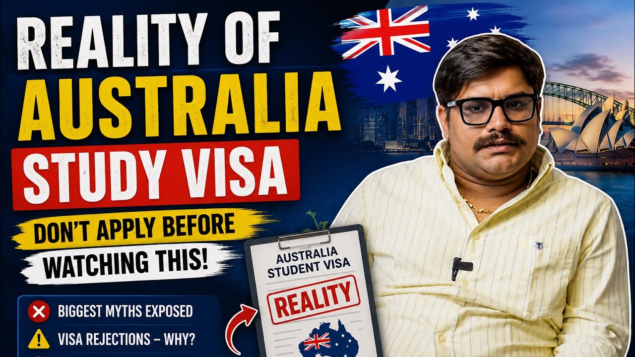 The Reality of Australia Study Visa 2026 🇦🇺 | Biggest Myths, Visa Rejections & Truth Every Studen...