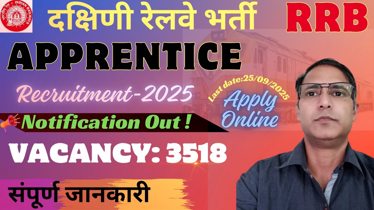 Southern Railway Apprentice Recruitment 2025 | Eligibility, Vacancy & Apply Online