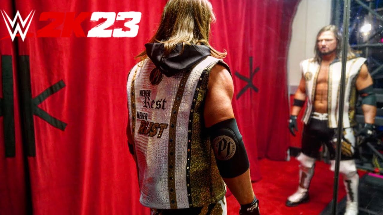 WWE 2K23 - How to create AJ Styles Wrestlemania 35 Attire