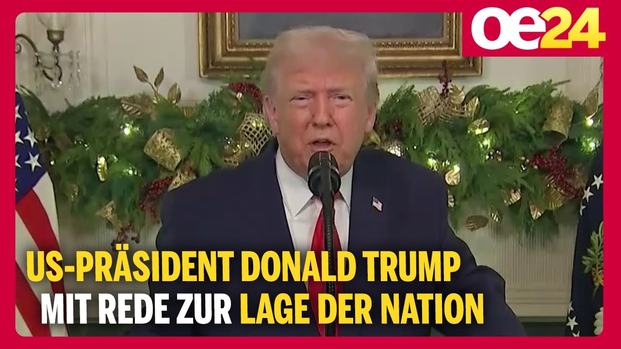 US-Pr&auml;sident Donald Trump mit Rede zur Lage der Nation