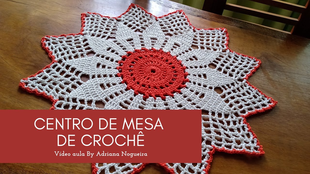 Centro de mesa de croche