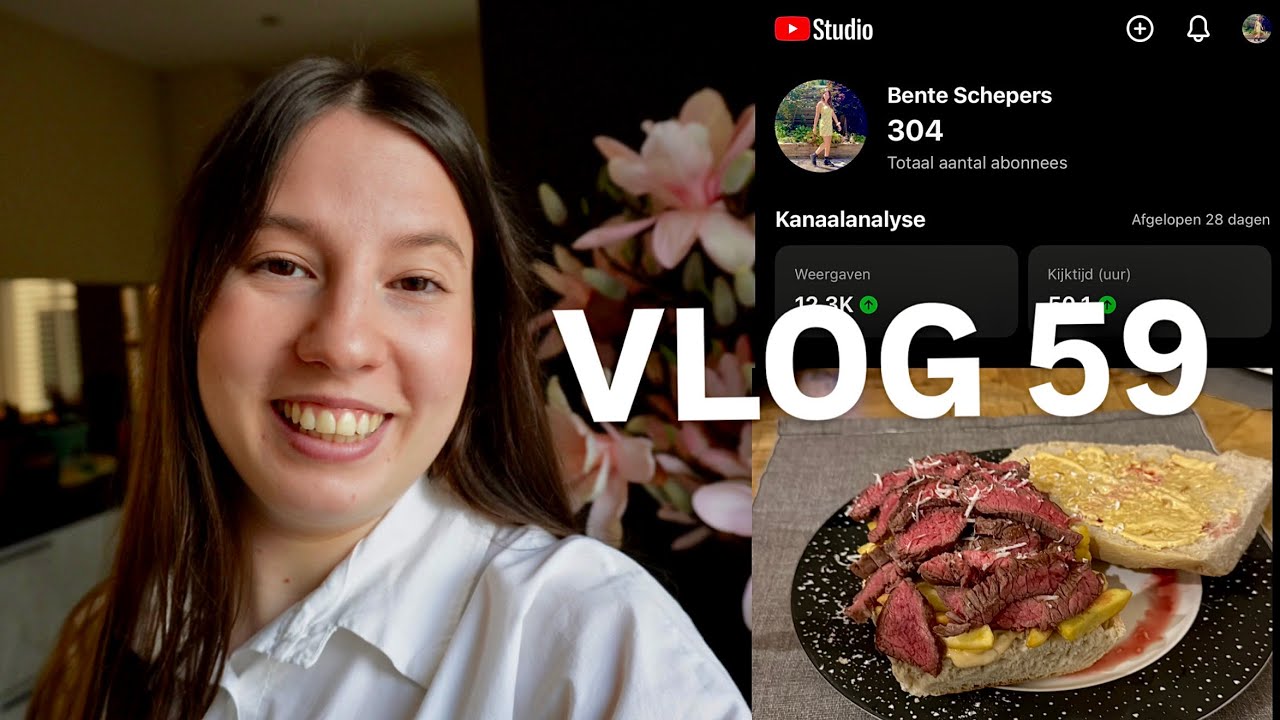 FEESTJE VIEREN, STEAK SANDWICH MAKEN EN 300 ABONNEES!!! | VLOG #59 (ENGLISH SUBTITLES)