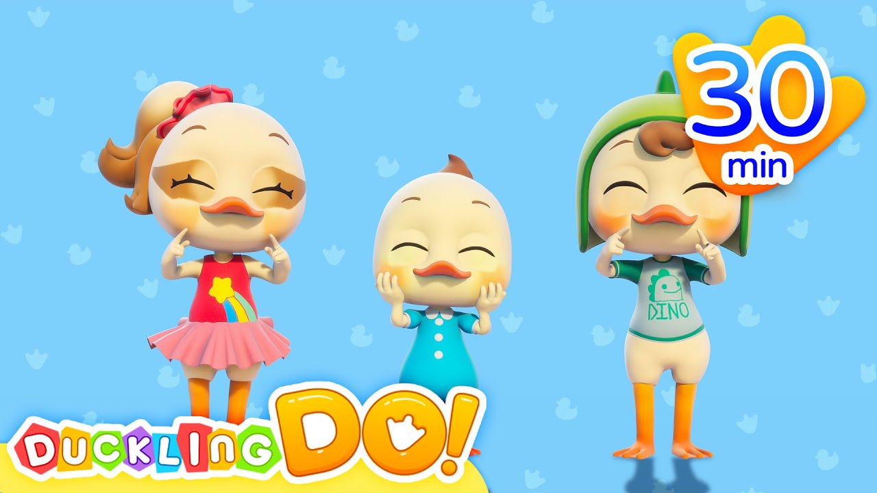 If you're happy and you know it🫶30min straight | Nursery Rhymes & Kids Song | Duck Video For Babies