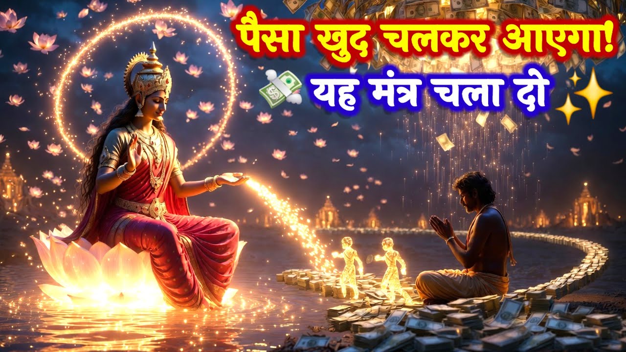 मां लक्ष्मी का 'Divine Frequency' मंत्र! 💰 घर बनेगा सोने का महल 💸 Lakshmi Rich Mantra 2026