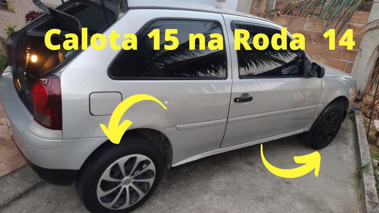 Instalando Novas Calotas no Gol G4, passo a passo sem danificar os pneus. 