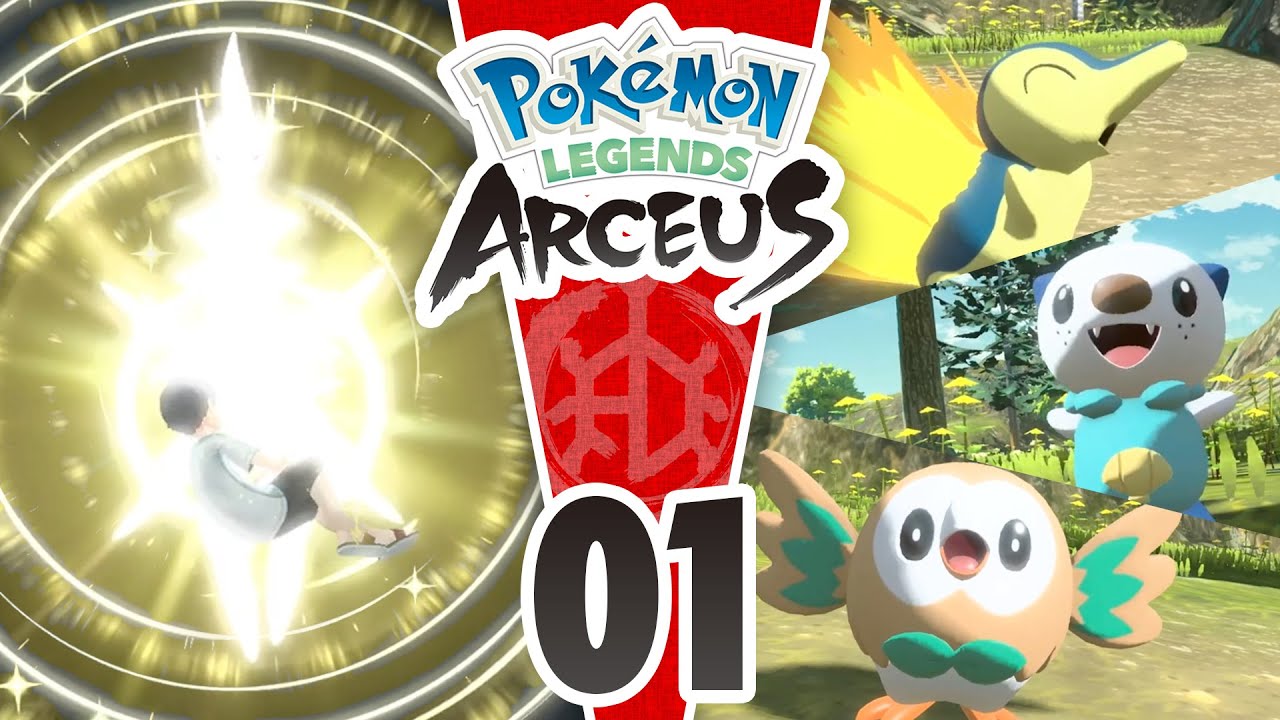 The BEST POKEMON GAME EVER! Pokemon Legends Arceus Let's Play Ep01
