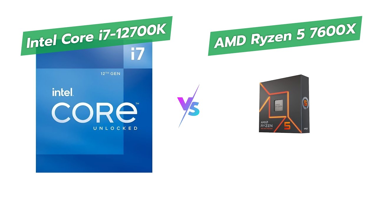 🚀 Intel i7-12700K vs AMD Ryzen 5 7600X: Which is Better? 🔥
