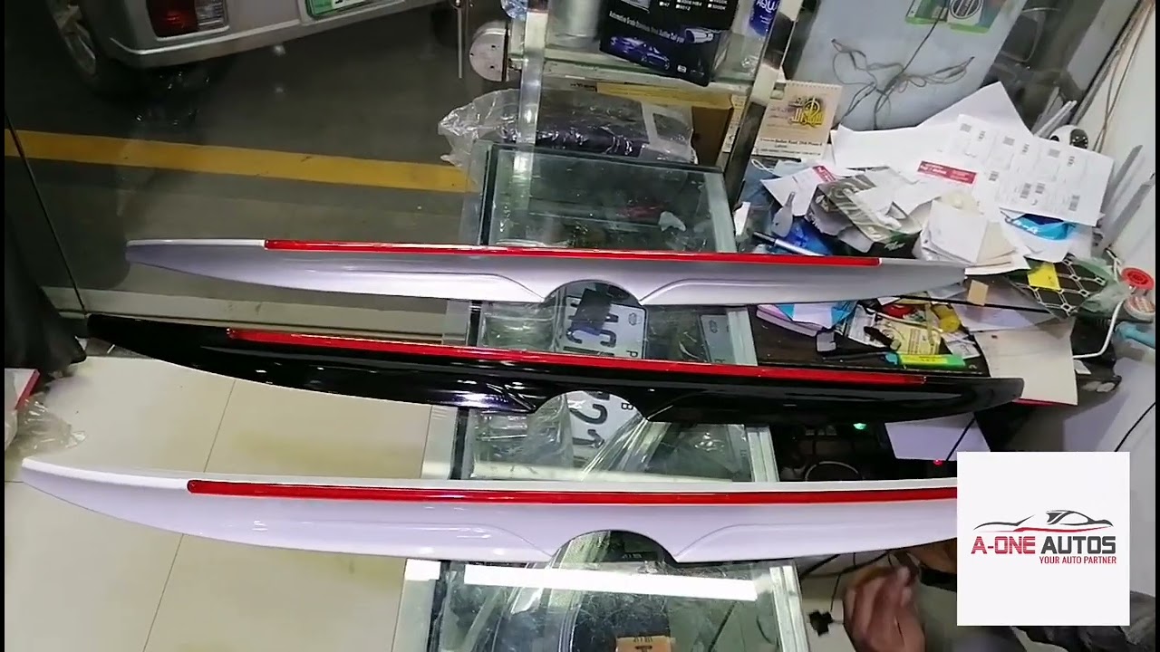 Toyota Corolla Digi Spoiler in ABS Plastic Fine Quality Available @AOneAutos