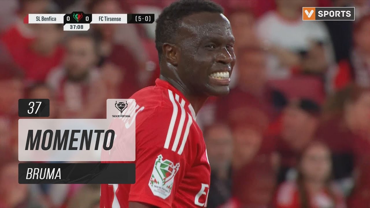 Benfica, Jogada, Bruma, 37m